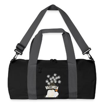 Fallas de Valencia Pyro - Sac de sport recyclé - noir/gris graphite - Devant