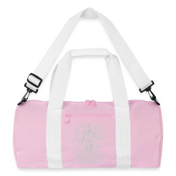 Ange Céleste dans la Tapisserie Nuageuse - Sac de sport recyclé - rose/blanc - Devant