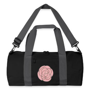 rose - Recycled Duffel Bag - black/graphite grey - Front