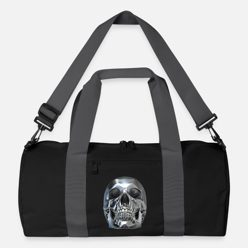 Platinum Skull Recycled Duffel Bag