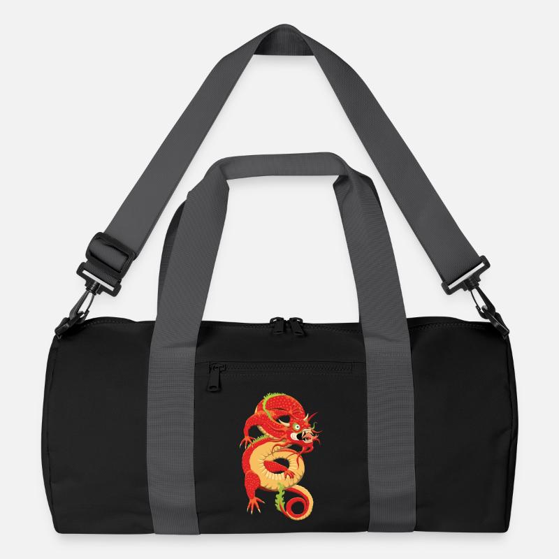 Chinesischer Drache Recycelte Duffel Bag