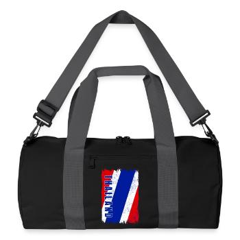 drapeau de la Thaïlande - Sac de sport recyclé - noir/gris graphite - Devant
