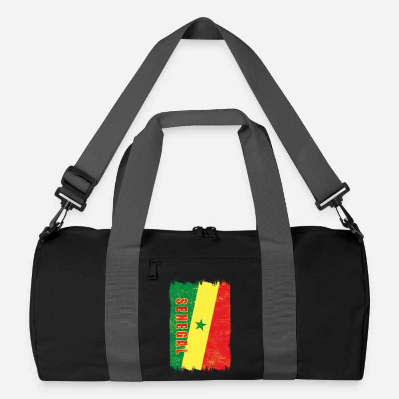 Senegal Flagge Recycelte Duffel Bag