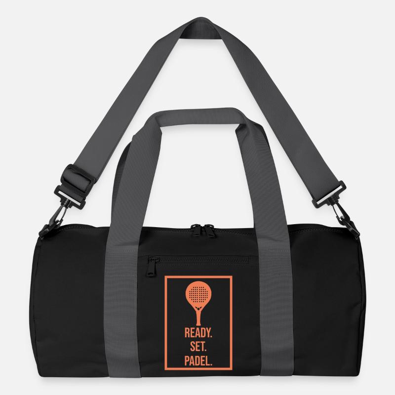 Racket Padel Tennis Player Sport Statement Recycled Duffel Bag