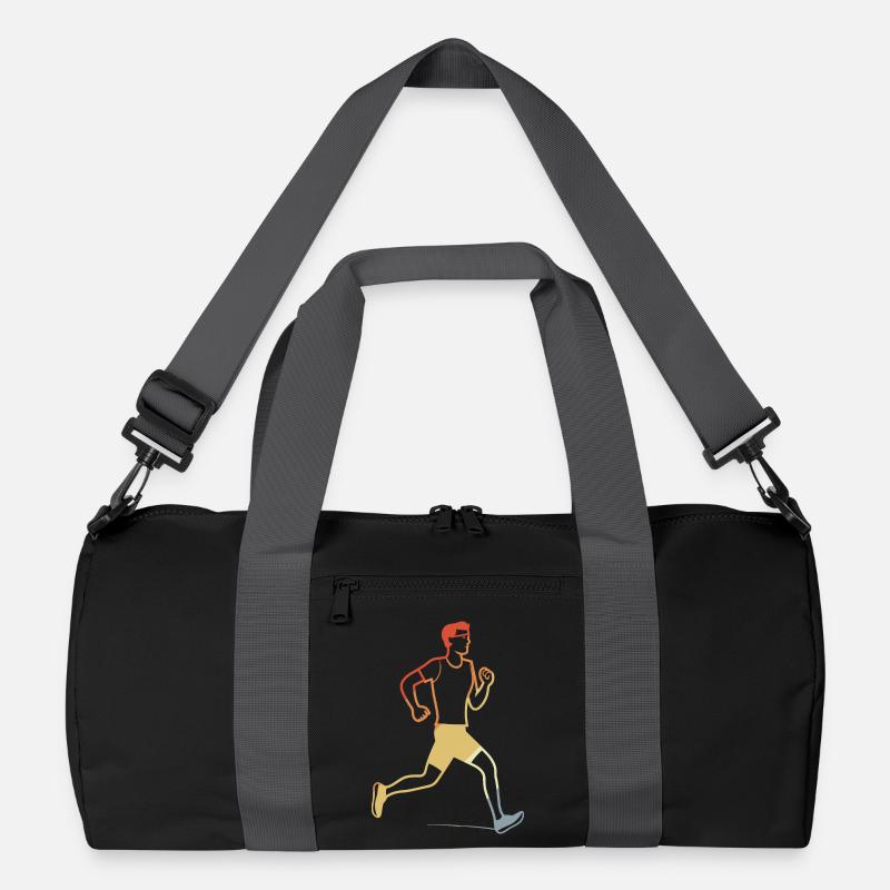 Retro Jogger Skizze Recycelte Duffel Bag