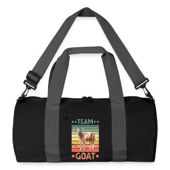 Goat - Recycled Duffel Bag - black/graphite grey - Front