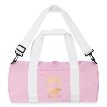 Capybara - Recycled Duffel Bag - pink/white - Front