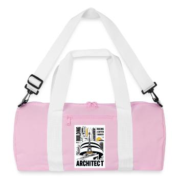 Architect - Recycled Duffel Bag - pink/white - Front