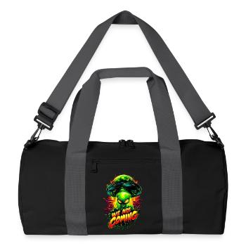 We are comming - Recycled Duffel Bag - black/graphite grey - Front