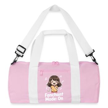 K-Pop Fanchant Corée Musique - Sac de sport recyclé - rose/blanc - Devant