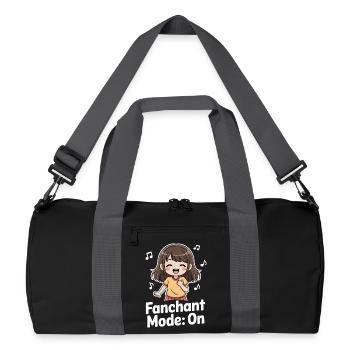 K-Pop Fanchant Korea Music - Recycled Duffel Bag - black/graphite grey - Front