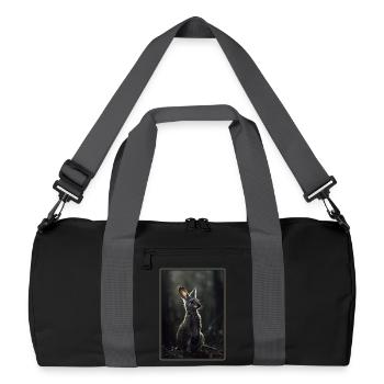 Wallabies Wallaby - Sac de sport recyclé - noir/gris graphite - Devant