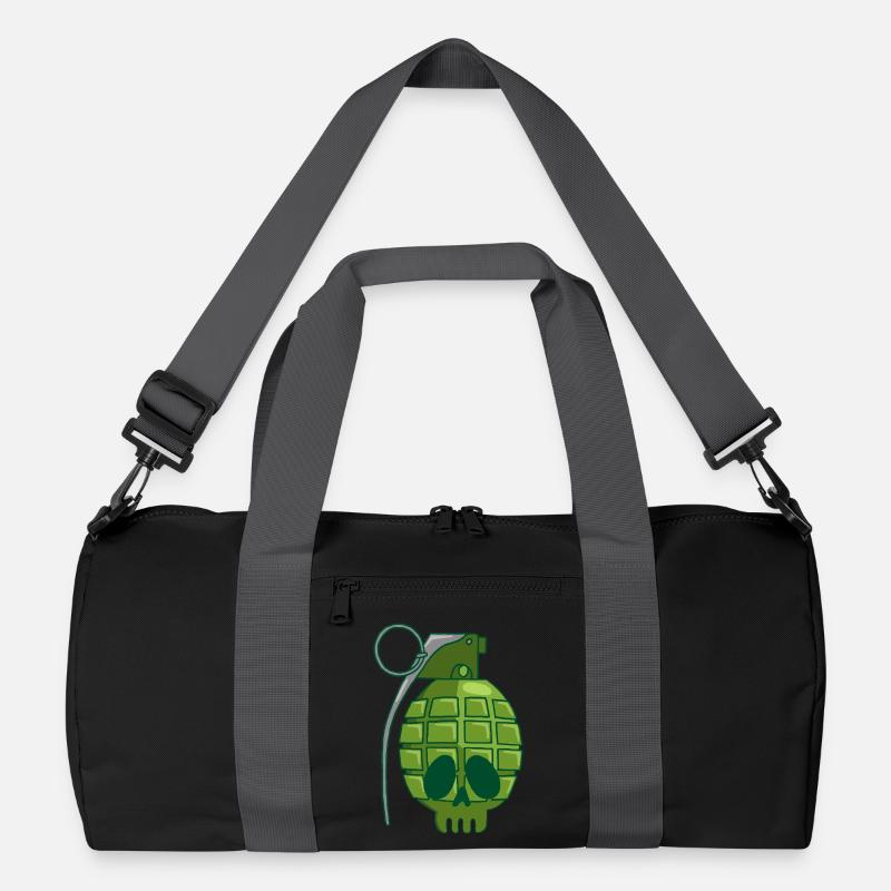 Granatapfelschädel Recycelte Duffel Bag