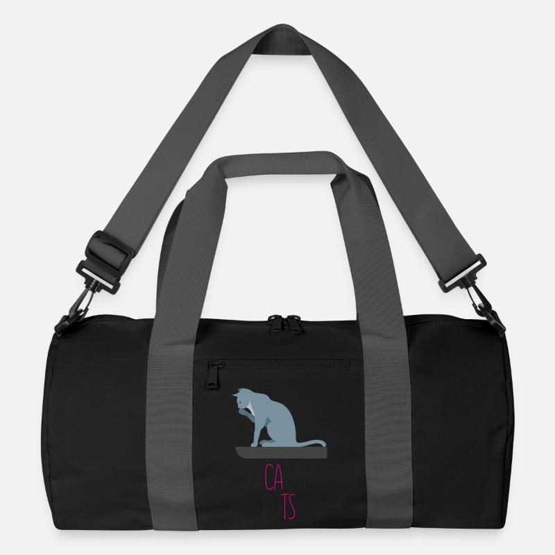 Parce que les chats Sac de sport recyclé