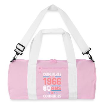 Original – 1966 – 60 years of - Recycled Duffel Bag - pink/white - Front