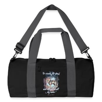 Wolf Christian - Recycled Duffel Bag - black/graphite grey - Front
