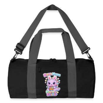 Lapins Enfants Pâques Rawr Dino Joyeuses Pâques - Sac de sport recyclé - noir/gris graphite - Devant