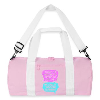 Programmeur GPT Coder - Sac de sport recyclé - rose/blanc - Devant