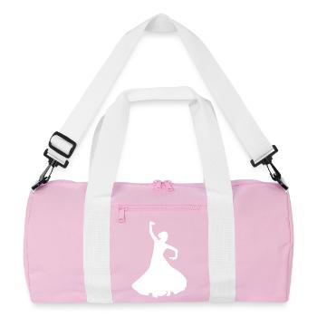 Tanzen - Recycelte Duffel Bag - Rosa/Weiß - Vorne