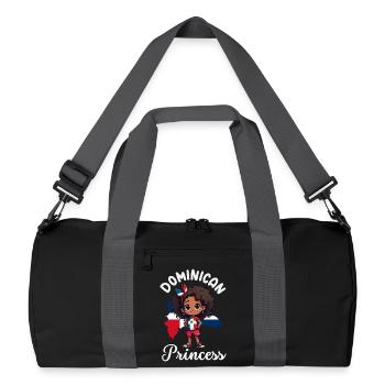 Drapeau de la République dominicaine Dom Rep Pride - Sac de sport recyclé - noir/gris graphite - Devant