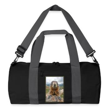 Marmots Groundhog - Recycled Duffel Bag - black/graphite grey - Front