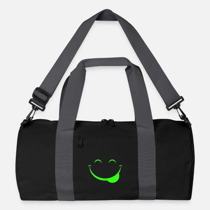 Lustiges Gesicht Recycelte Duffel Bag