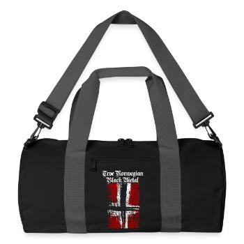 Trve / True Black Metal norvégien - Sac de sport recyclé - noir/gris graphite - Devant