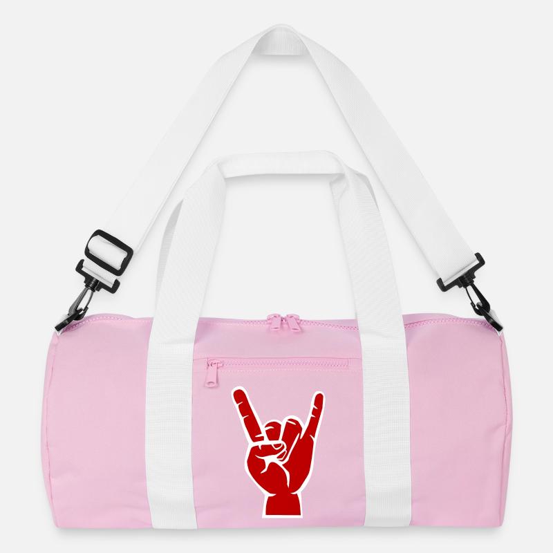 Teufels -Hand, Devil Rock cool metal Symbol Recycelte Duffel Bag