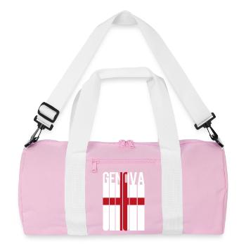 drapeau de Gênes Gênes Genes Génova - Sac de sport recyclé - rose/blanc - Devant