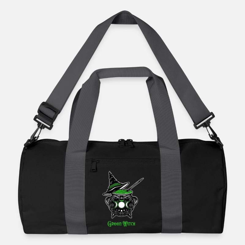 Hexenkessel Hexe Green Witch Kessel Recycelte Duffel Bag