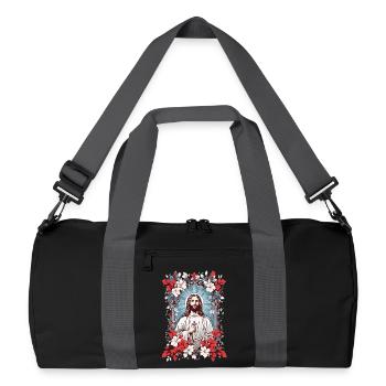 Jesus Christ - Recycled Duffel Bag - black/graphite grey - Front
