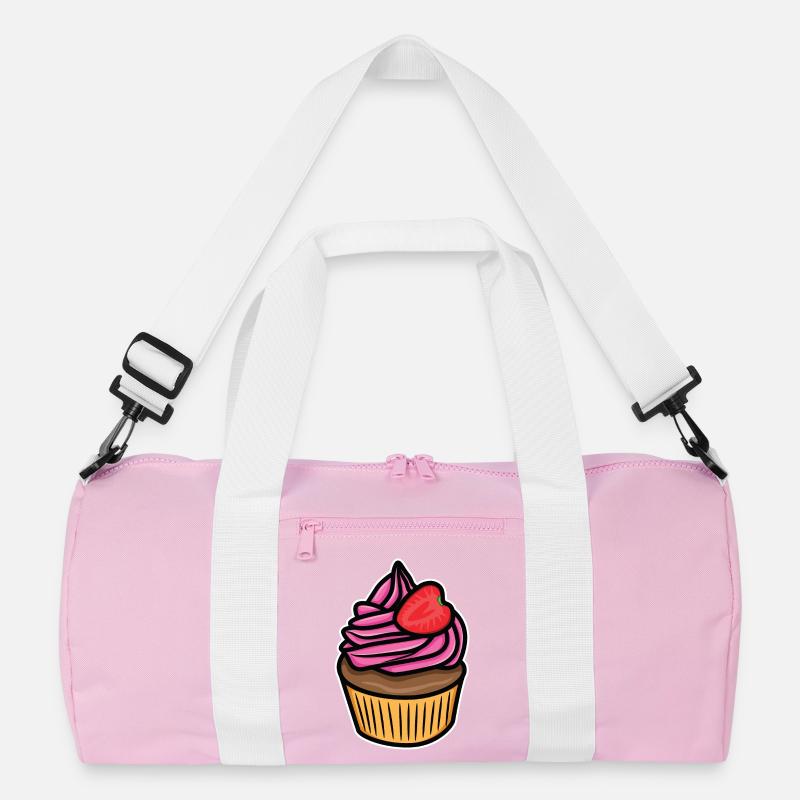 Cake Drawing Recycled Duffel Bag