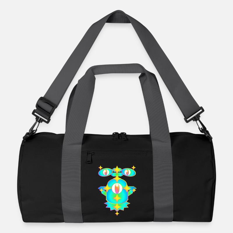 Star Miles Version 2 - Recycelte Duffel Bag - Schwarz/Graphitgrau