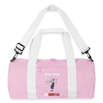 mad Monday - Recycled Duffel Bag - pink/white - Front