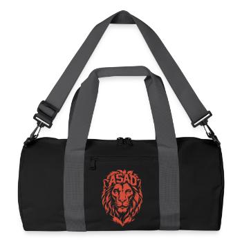 Red Lion ASAD Imperious Head - Recycled Duffel Bag - black/graphite grey - Front