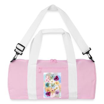 Do Epic Shit - Recycled Duffel Bag - pink/white - Front