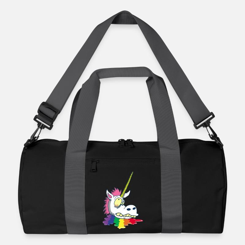 Abgetrennter Kopf eines Einhorns Recycelte Duffel Bag