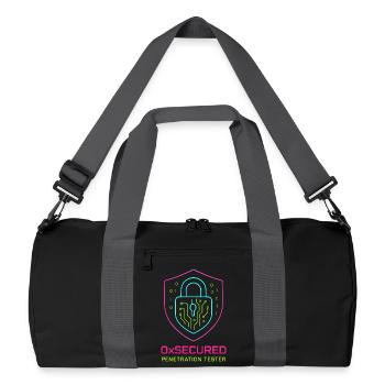 Shield 0xSecure Cyber Penetration Tester - Recycled Duffel Bag - black/graphite grey - Front