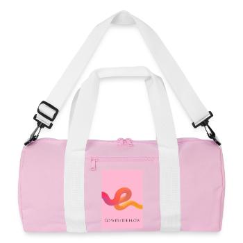 Suivre le courant - Sac de sport recyclé - rose/blanc - Devant