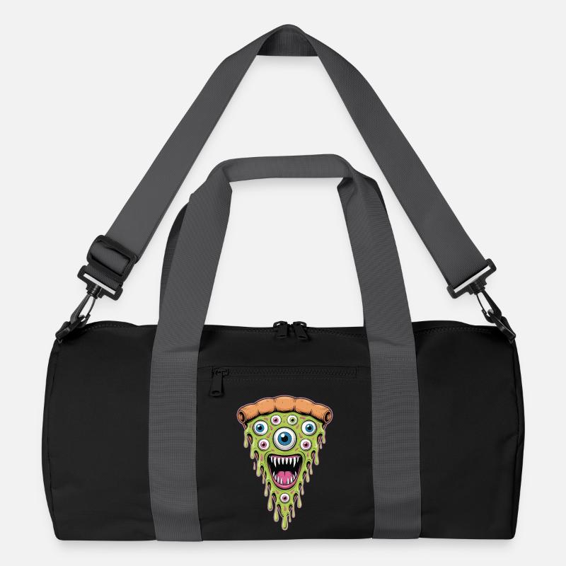 Drippy Eye Pizza Monster Recycelte Duffel Bag