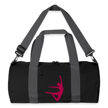 Danse - Sac de sport recyclé - noir/gris graphite - Devant