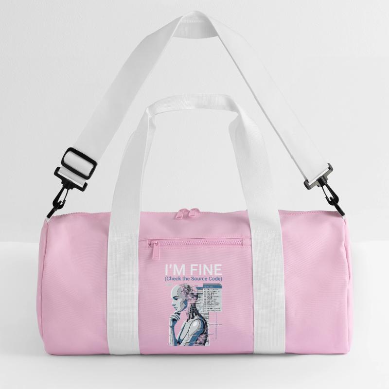 Check The Source Code Recycelte Duffel Bag