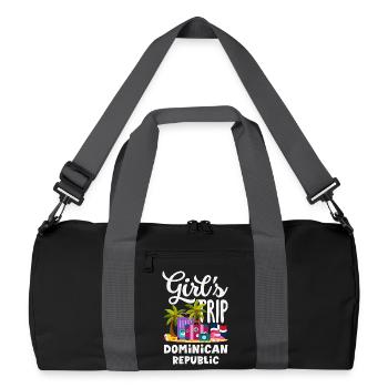 Drapeau de la République dominicaine Dom Rep Pride - Sac de sport recyclé - noir/gris graphite - Devant