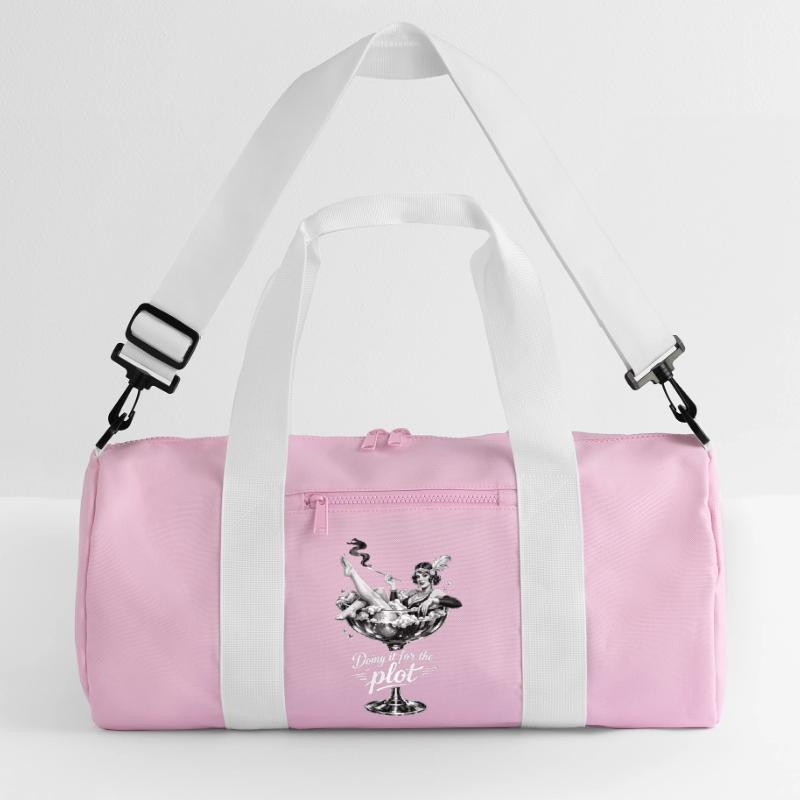 Doing it for the plot – Vintage Flapper Glas Recycelte Duffel Bag