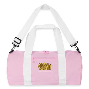 chips - Recycled Duffel Bag - pink/white - Front