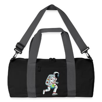 Galactic basketball player - Recycled Duffel Bag - black/graphite grey - Front