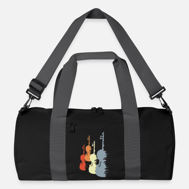 Violin Sketch Recycled Duffel Bag