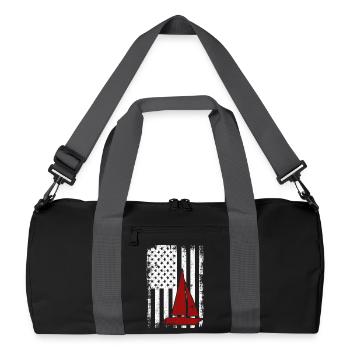 Patriotic Sailor U.S. - Recycled Duffel Bag - black/graphite grey - Front