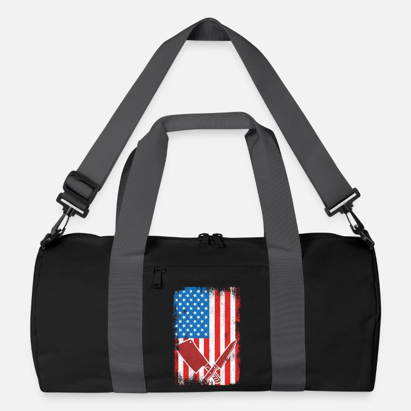 US Flagge Schlachter Recycelte Duffel Bag