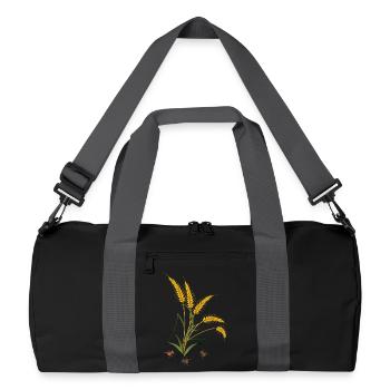 Épis de maïs avec fourmis - Sac de sport recyclé - noir/gris graphite - Devant